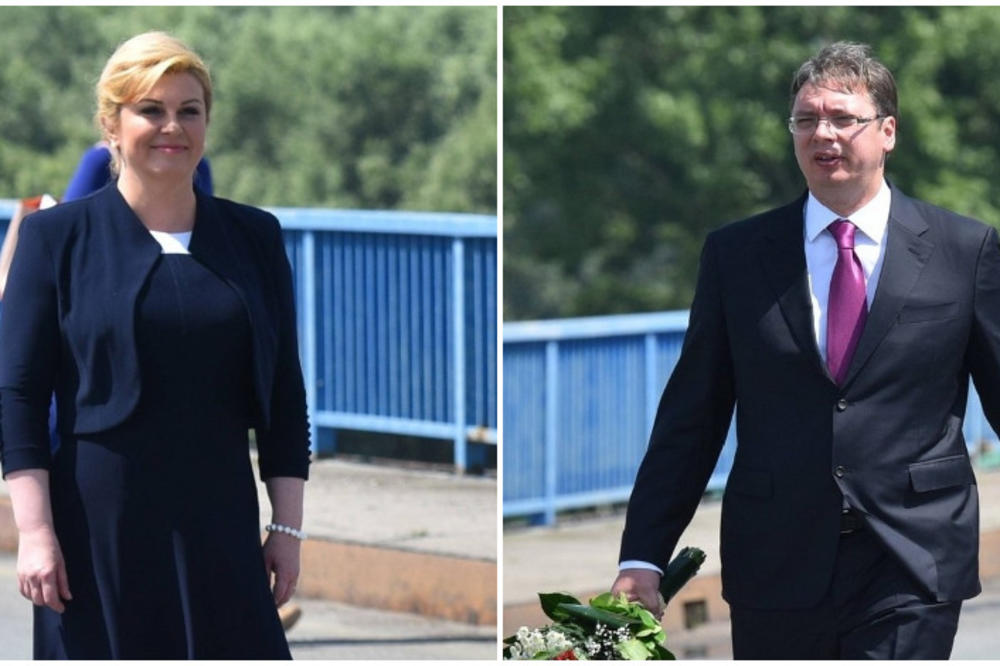 Nije se tome nadala: Vučić sačekao Kolindu na pola mosta, a ono što je dobila nije očekivala (VIDEO)