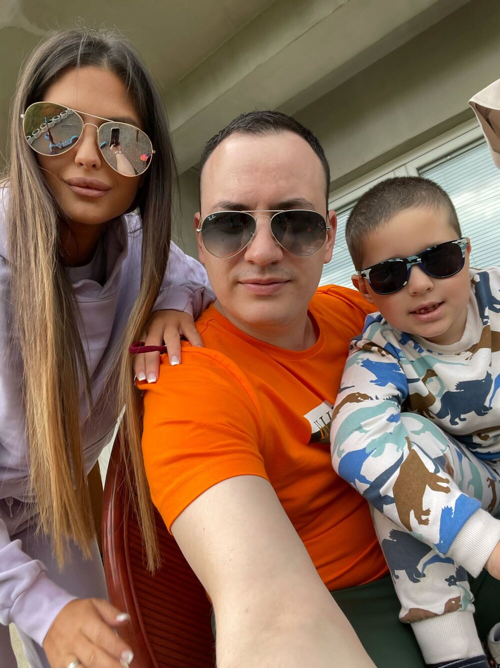 Ana Radulović sa porodicom